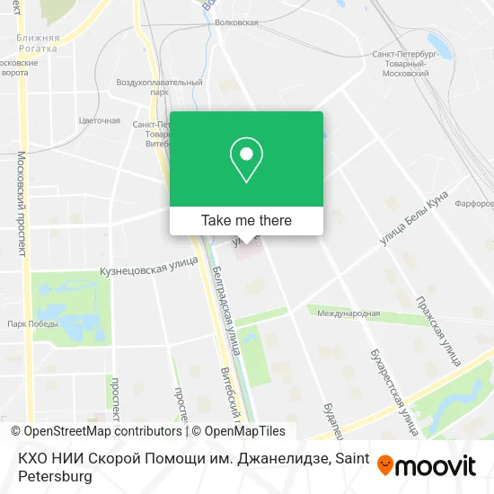 КХО НИИ Скорой Помощи им. Джанелидзе map