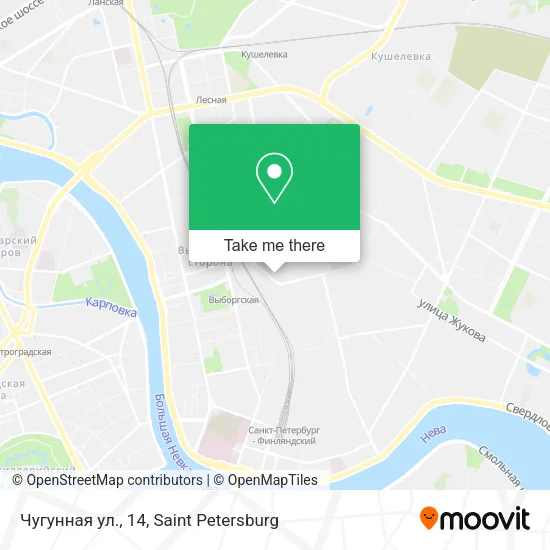 Чугунная ул., 14 map