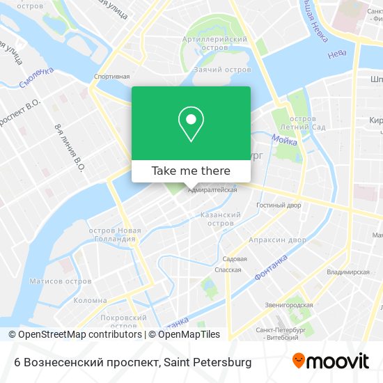 6 Вознесенский проспект map