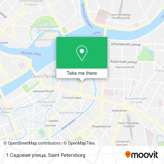 1 Садовая улица map