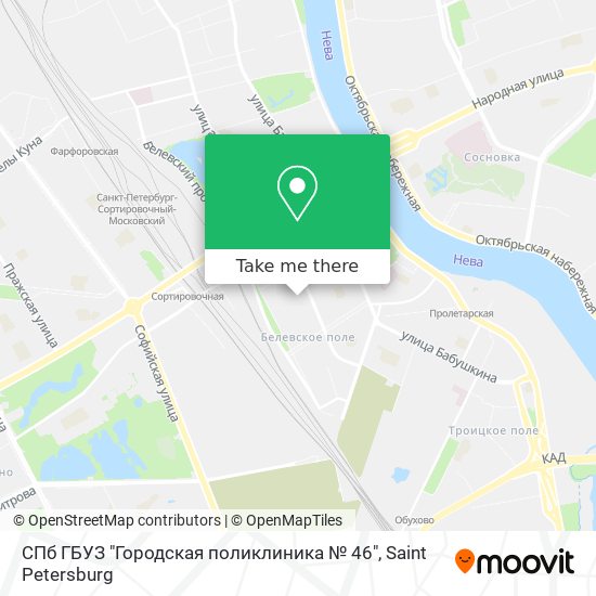 СПб ГБУЗ "Городская поликлиника № 46" map