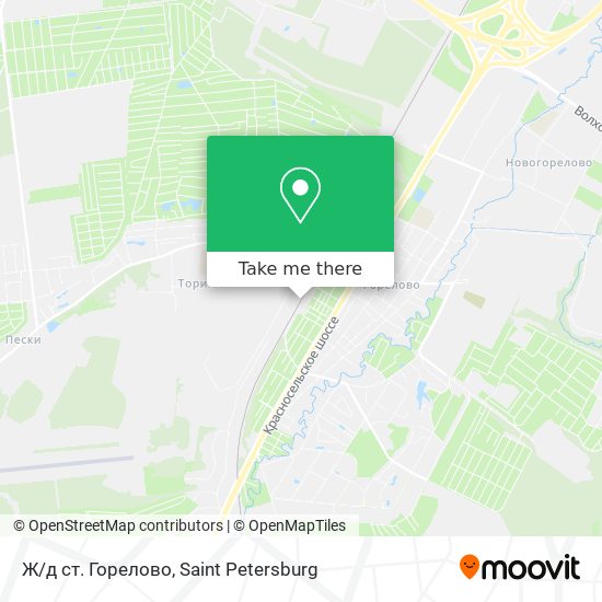 Ж/д ст. Горелово map