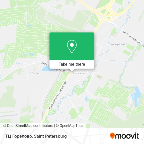 ТЦ Горелово map