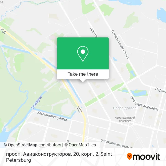 просп. Авиаконструкторов, 20, корп. 2 map