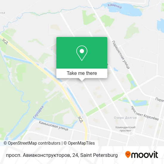 просп. Авиаконструкторов, 24 map