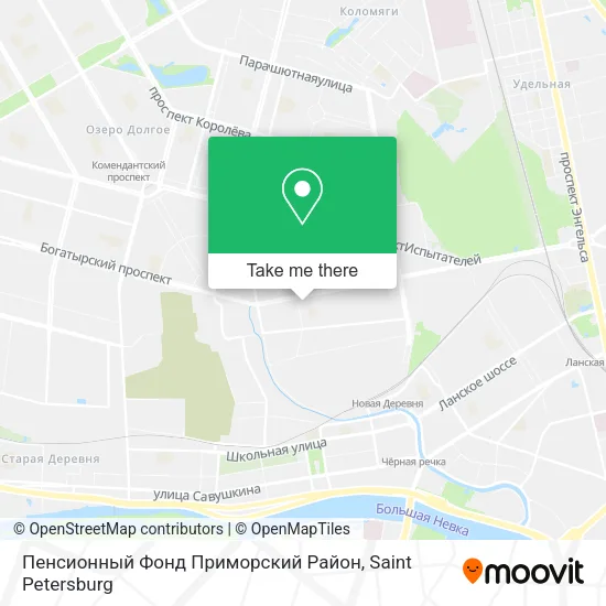 Пенсионный Фонд Приморский Район map
