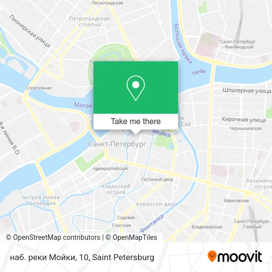 наб. реки Мойки, 10 map