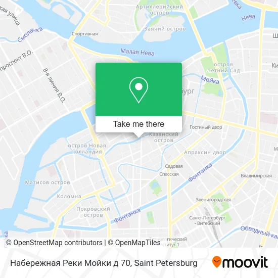 Набережная Реки Мойки д 70 map