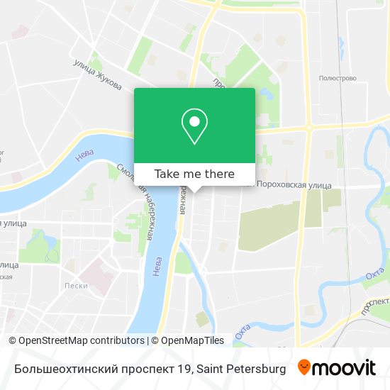 Большеохтинский проспект 19 map