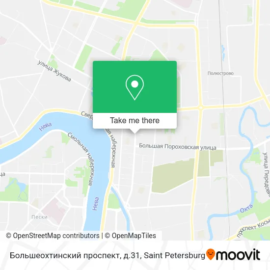 Большеохтинский проспект, д.31 map