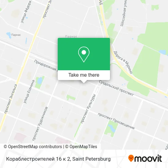 Кораблестроителей 16 к 2 map