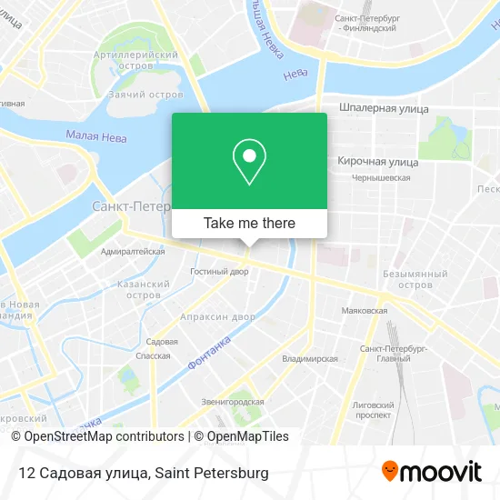 12 Садовая улица map
