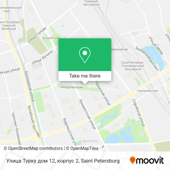 Улица Турку дом 12, корпус 2 map