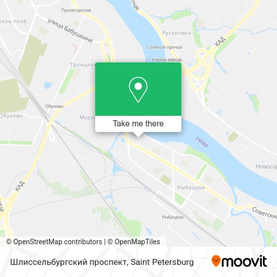 Шлиссельбургский проспект map