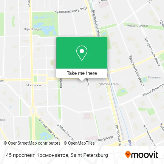 45 проспект Космонавтов map