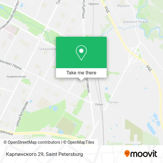 Карпинского 29 map