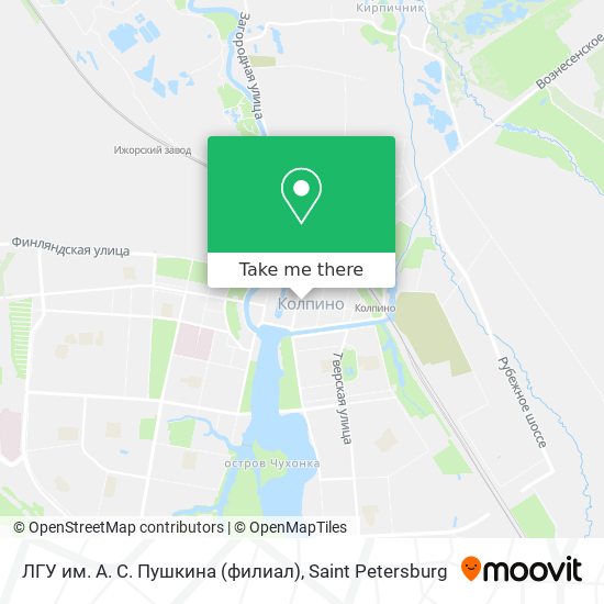 ЛГУ им. А. С. Пушкина (филиал) map