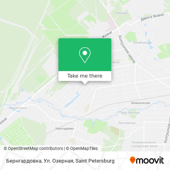 Бернгардовка, Ул. Озерная map