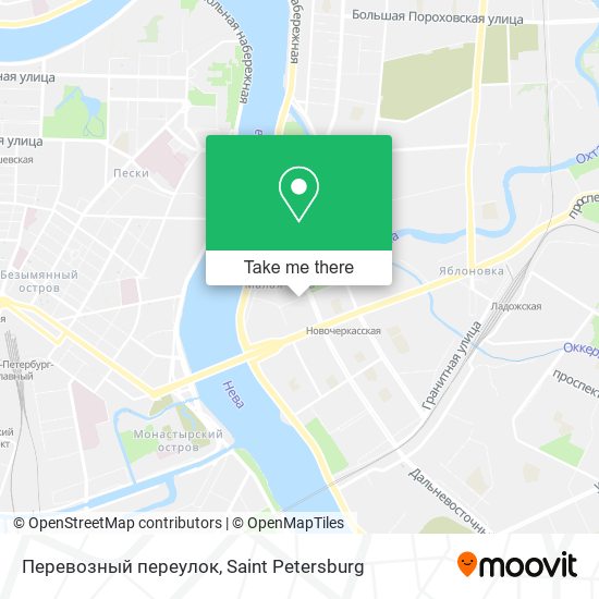 Перевозный переулок map