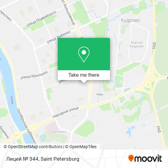 Лицей № 344 map