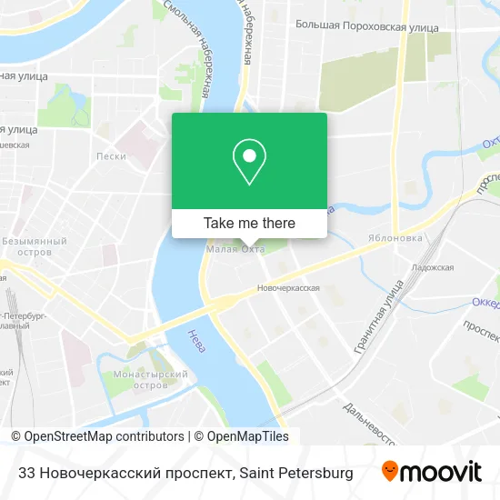 33 Новочеркасский проспект map