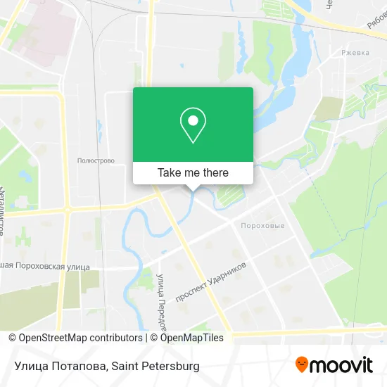 Улица Потапова map
