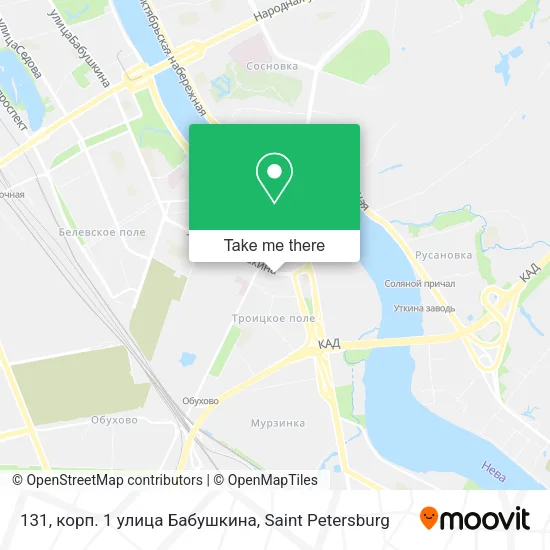 131, корп. 1 улица Бабушкина map