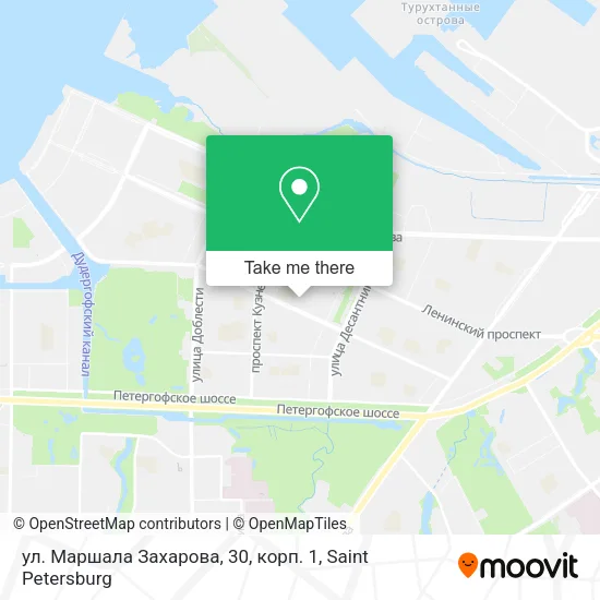 ул. Маршала Захарова, 30, корп. 1 map