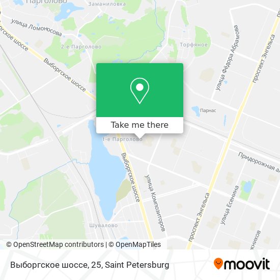 Выборгское шоссе, 25 map