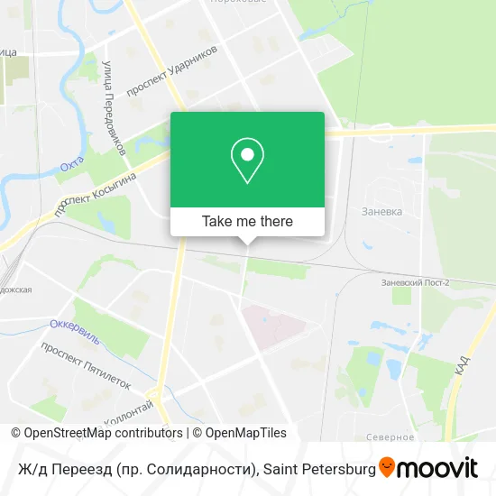 Ж/д Переезд (пр. Солидарности) map