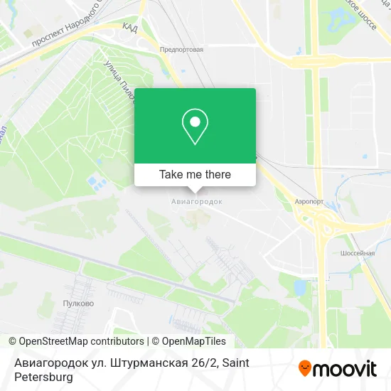 Авиагородок ул. Штурманская 26 / 2 map