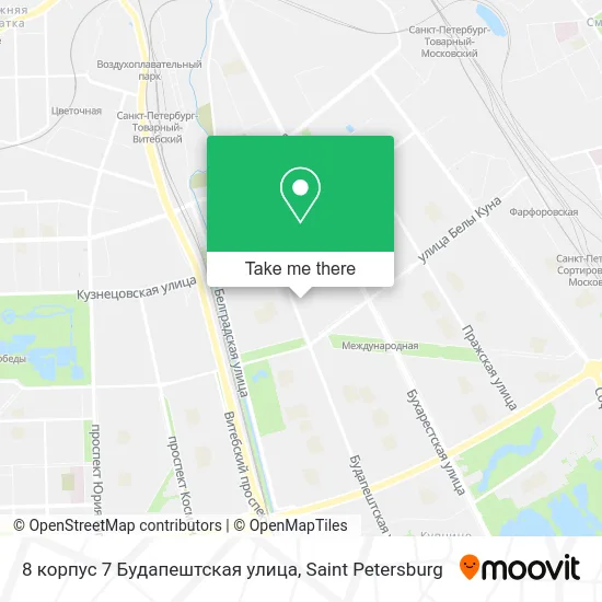8 корпус 7 Будапештская улица map