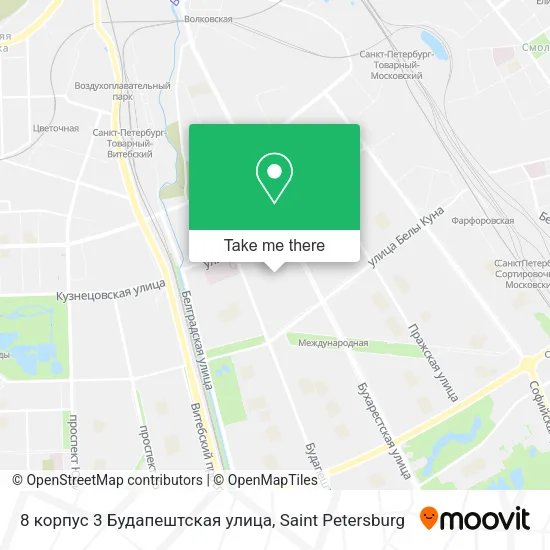 8 корпус 3 Будапештская улица map