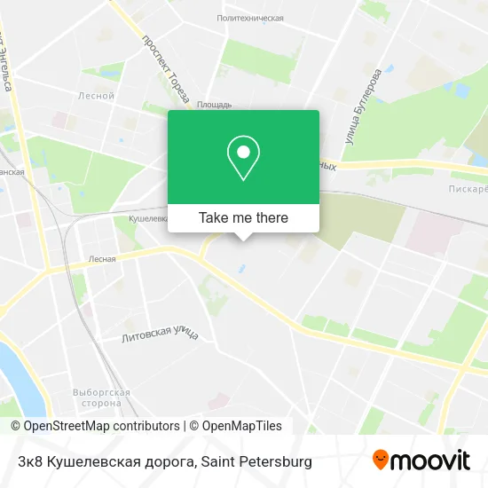 3к8 Кушелевская дорога map