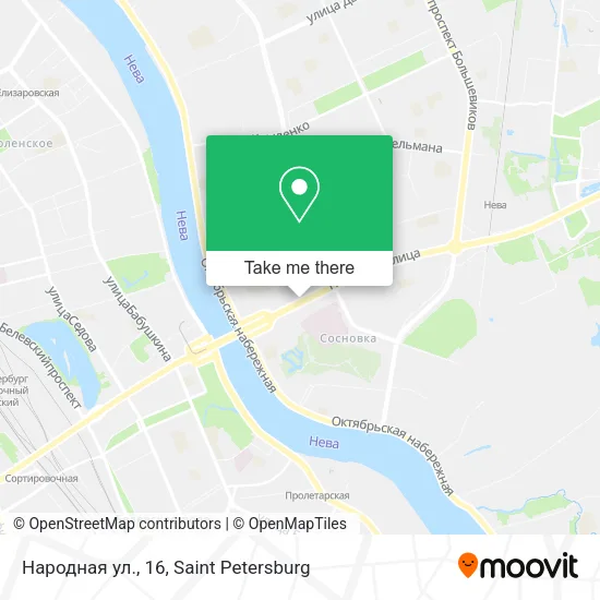 Народная ул., 16 map