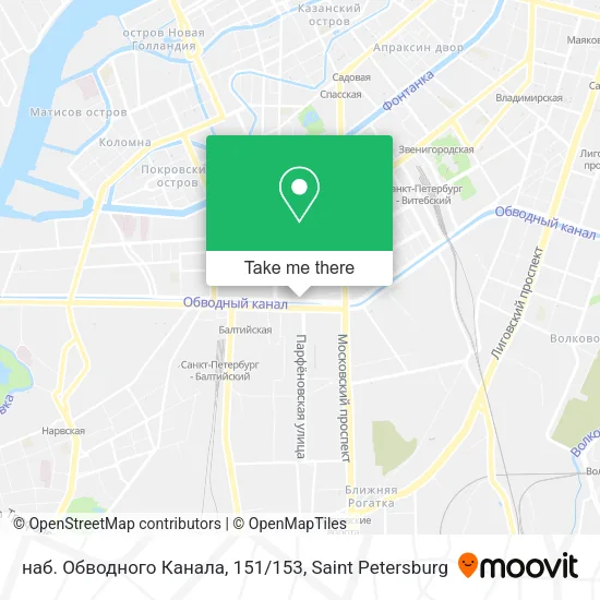 наб. Обводного Канала, 151/153 map