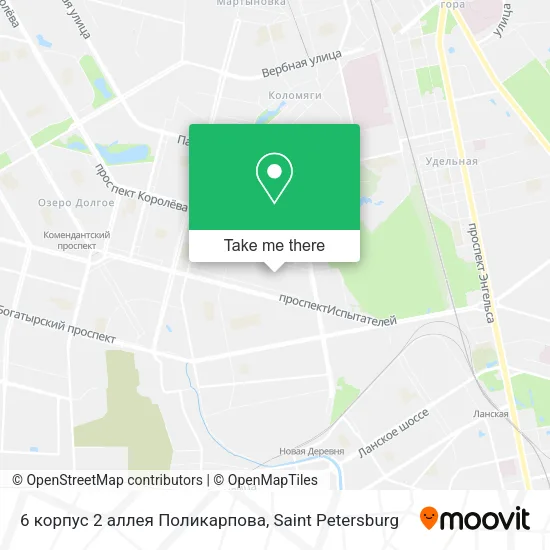 6 корпус 2 аллея Поликарпова map