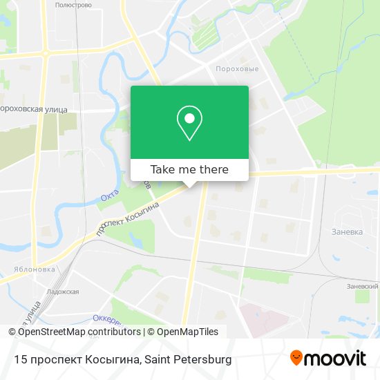 15 проспект Косыгина map
