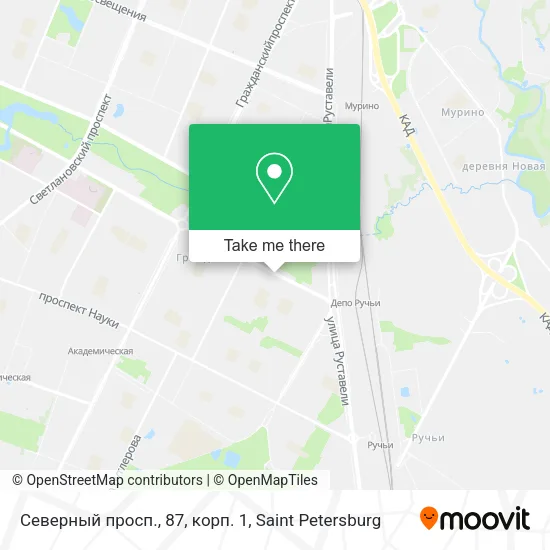 Северный просп., 87, корп. 1 map