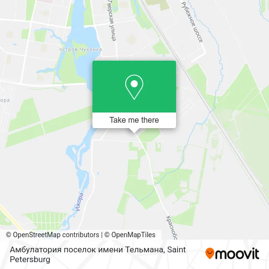 Амбулатория поселок имени Тельмана map