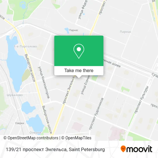 139/21 проспект Энгельса map