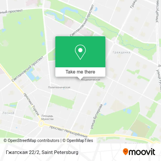 Гжатская 22/2 map