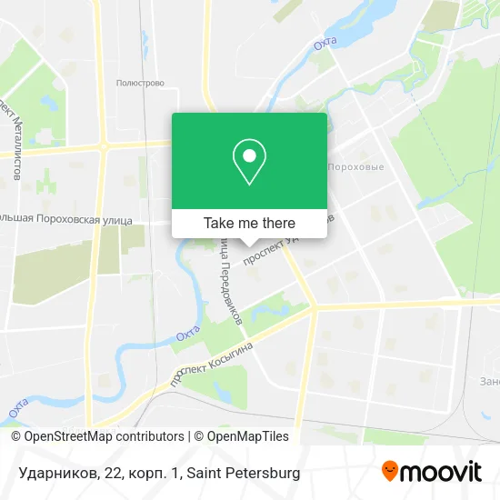 Ударников, 22, корп. 1 map