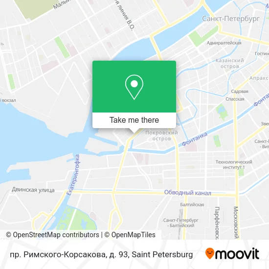 пр. Римского-Корсакова, д. 93 map