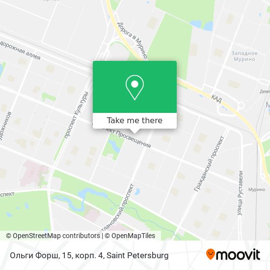 Ольги Форш, 15, корп. 4 map