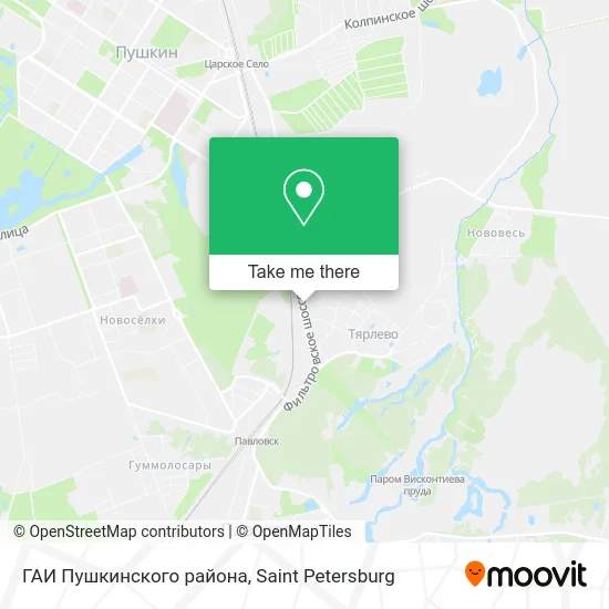ГАИ Пушкинского района map