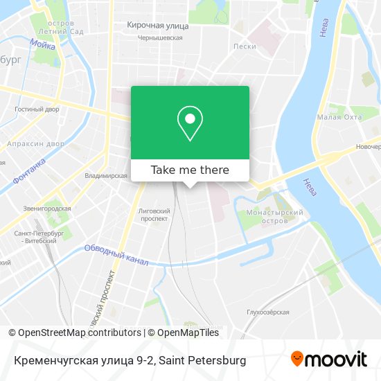 Карта москвы ул кременчугская