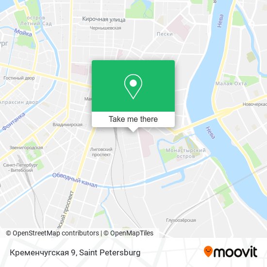 Кременчугская 9 map