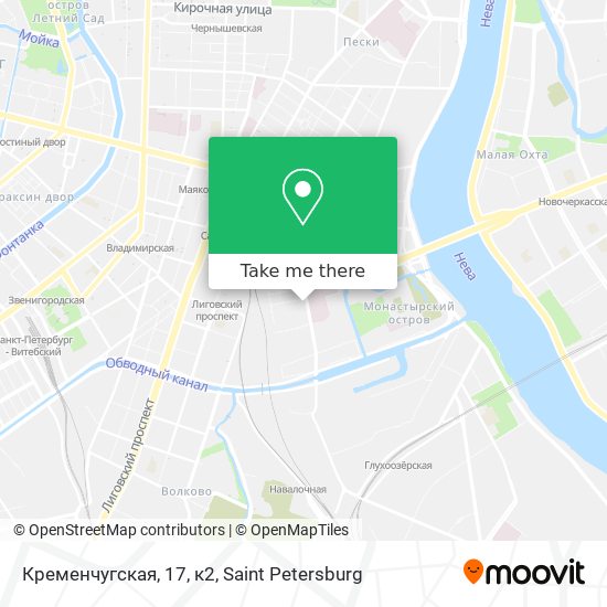 Кременчугская, 17, к2 map