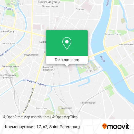 Кременчугская, 17, к2 map